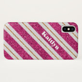 Rosa, weiße Case Mate Selten Es iPhone X Fall (Rückseite (Horizontal))