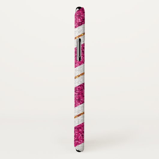 Rosa, weiße Case Mate Selten Es iPhone X Fall (Hinten/Rechts)