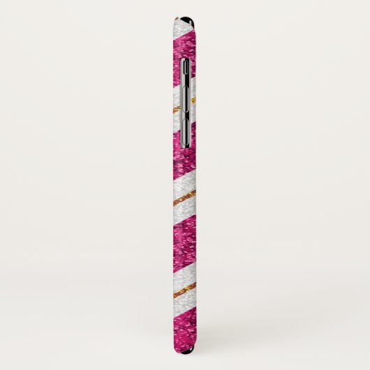 Rosa, weiße Case Mate Selten Es iPhone X Fall (Hinten/Links)