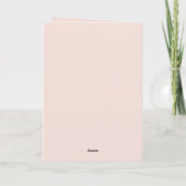 Rosa Weiße Coole Eisstäbchen Karte (Rückseite)