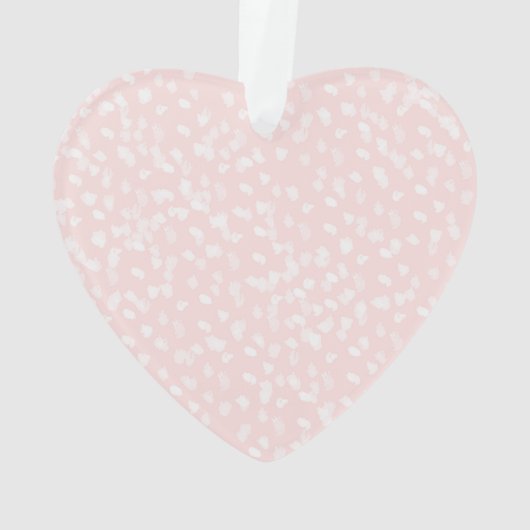 Rosa weiße Flecken Ornament (Rückseite)