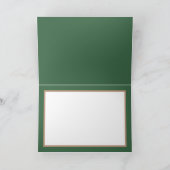 Rosa/weiße Hydrangea Grüner Hintergrund Glückwunsc Karte (Innenseite)