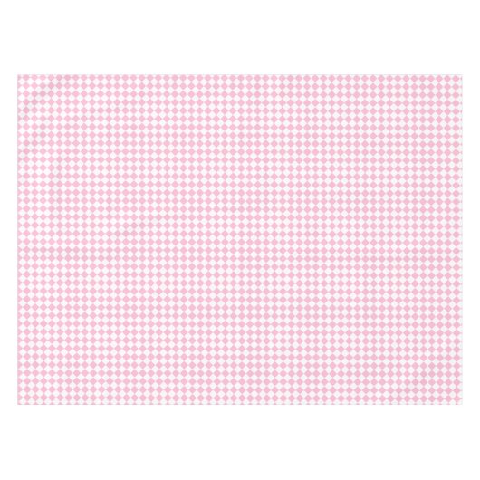 Rosa weiße Kids Zimmer Dekoration Babydusche Tischdecke (Vorderseite (Horizontal))