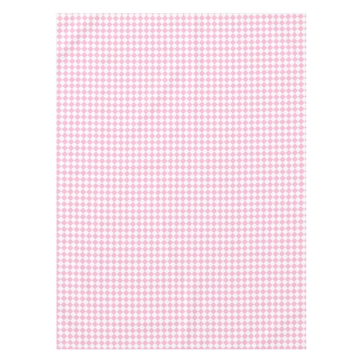 Rosa weiße Kids Zimmer Dekoration Babydusche Tischdecke (Vorderseite)