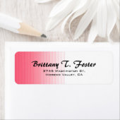 Rosa weiße Kurve Pinselschrift Elegantes Minimalis (Insitu)