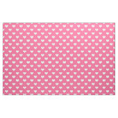 Rosa Weiße Liebe Herzdesign Stoff (Fat Quarter (45,7 x 55,9 cm))