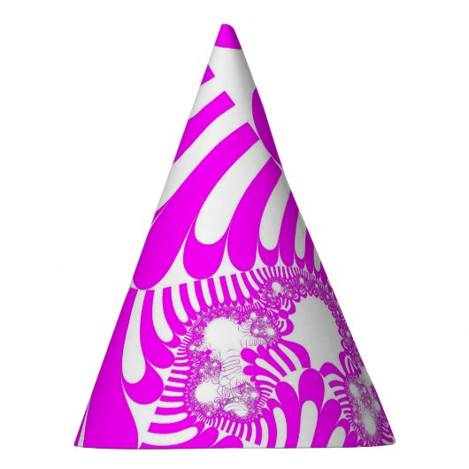 Rosa weiße Mod Partyhütchen (Rechts)