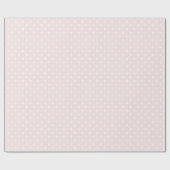 Rosa Weiße Punkte Geburtstag Geschenkpapier (Flach)