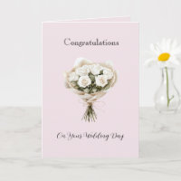 Rosa weiße Rosen Hochzeit Floral