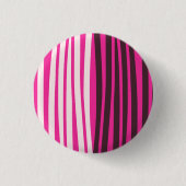 Rosa, weiße und schwarze senkrechte Streifen Button (Vorderseite)