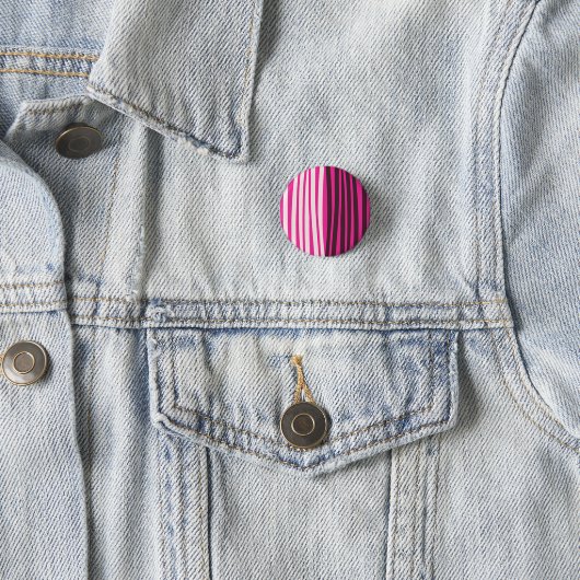 Rosa, weiße und schwarze senkrechte Streifen Button (Beispiel)