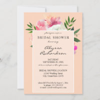 Rosa-weißes Brautparty mit Blumen - Rosa 2C