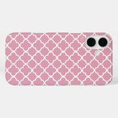 Rosa, weißes Quarreto Case-Mate iPhone Hülle (Rückseite (Horizontal))