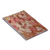 Rosa, weißes Valentinherz, Tortendekoration, Liebe Notizblock (Rechte Seite)