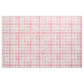 Rosa, weißes Wasserfarben Gingham Prüfmuster Stoff (Fat Quarter (45,7 x 55,9 cm))