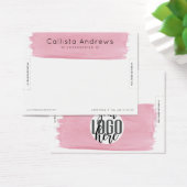 Rosa Weißfarben Pinselstrich Armband Anzeige (Schreibtisch)