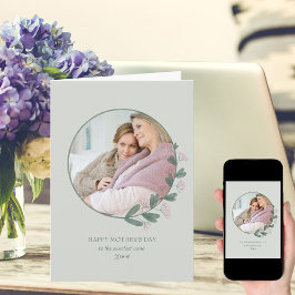 Rosa weitläufiges Foto Frame Happy Mother Day Karte