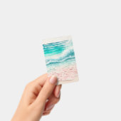 Rosa Wellen Ausweis (Handheld)