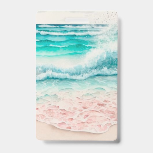 Rosa Wellen Ausweis (Vorderseite)