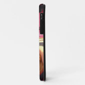 "Rosa Wellen: Künstlerisches Rosa und Gold iPhone/ Case-Mate iPhone Hülle (Hinten/Links)
