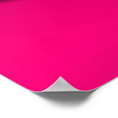 Rosa Wellen Poster (Ecke)