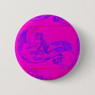 rosa Wellenhalterung Button