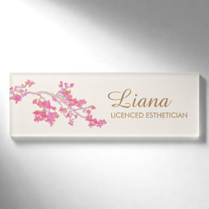 Rosa Wellness-Center Salon Beauty Namenschild