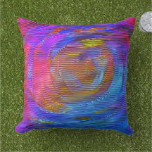 Rosa Wendelregenbogen mit Relief und chaotischen S