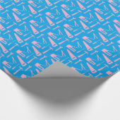 rosa Werkzeugpapier Geschenkpapier (Ecke)