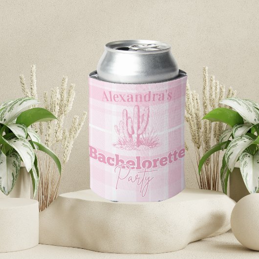 Rosa Western Bachelorette Dosenkühler