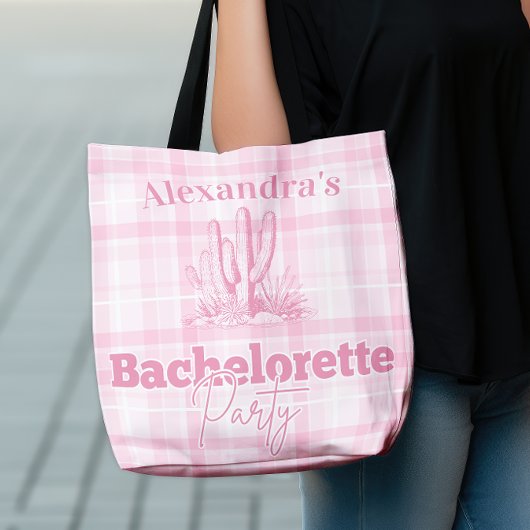 Rosa Western Bachelorette Tasche