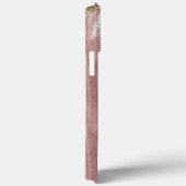 Rosa Western Holzkuh Skull Cowboy Monogramm Case-Mate iPhone Hülle (Rückseite / Rechts)