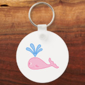 Rosa Whale. Schlüsselanhänger (Vorderseite)