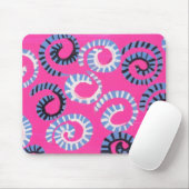 Rosa Whirl Mousepad (Mit Mouse)