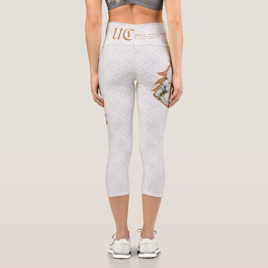 Rosa White Arrow カプリレギンス Capri Leggings (Rückseite)
