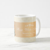 Rosa White Arrow Kaffeetasse (VorderseiteRechts)