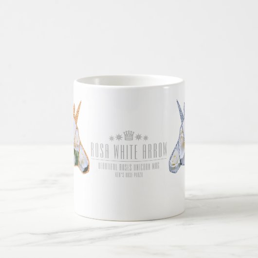 Rosa White Arrow Kaffeetasse (Mittel)