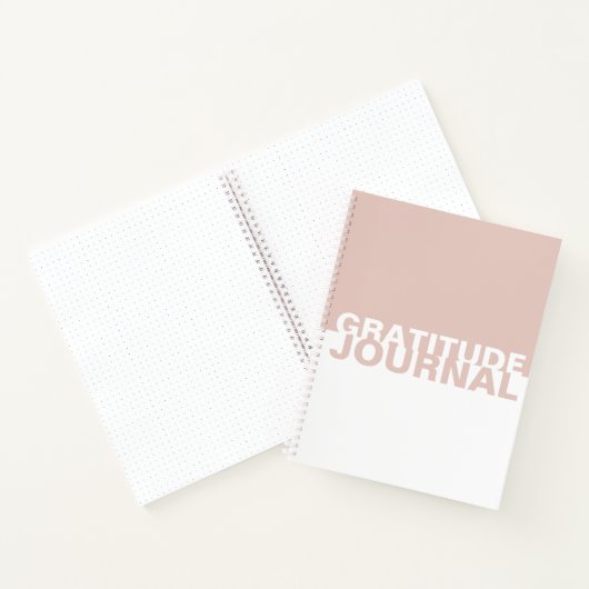 Rosa White Two-Tone Dankeszeitung Notizblock (Innenseite)