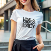 rosa wie eine Chefin T-Shirt