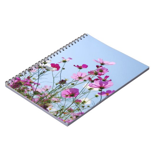 Rosa Wiese Notizblock (Linke Seite)