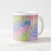 Rosa Wiesen Jumbo-Tasse (Vorderseite Rechts)