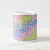 Rosa Wiesen Jumbo-Tasse (Vorderseite)