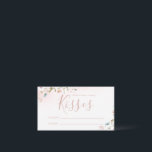 Rosa Wildblume boho rächen wie viele Küsse Spiel Begleitkarte<br><div class="desc">Erleben Sie das lustige "raten Sie, wie viele Küsse"-Spiel, die elegante, zarte Aquarell-Wildblume und die stilvolle moderne Schrift, die Pastellpaletten aus weichem Rosa, aus Weiß, Beige, staubblauem, botanischem Grün, einfach und romantisch, ideal für rustikales Party, modernes bohisches Brautparty, botanisches Party für Hochzeiten im Garten im Frühling und Sommer. Sehen Sie...</div>