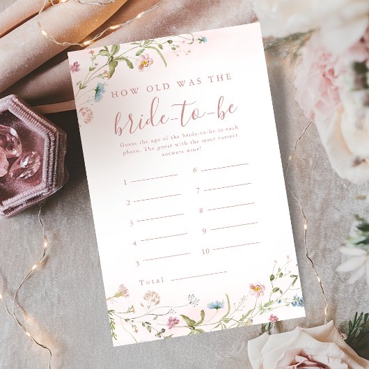 Rosa Wildblume boho wie alt war das Brautspiel