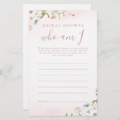 Rosa Wildblume, die ich bin Brautparty (Vorne/Hinten)