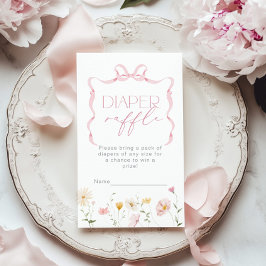 Rosa-Wildblume-Gewinnspiel Begleitkarte