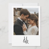 Rosa Wildblume Hochzeitssuite, Garten Wir Einladung (Rückseite)