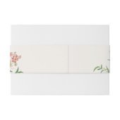 Rosa Wildblume Rose Frühjahrsfeier Einladungsbanderole (Rückseitenbeispiel)