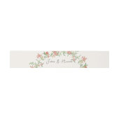 Rosa Wildblume Rose Frühjahrsfeier Einladungsbanderole (Flach)