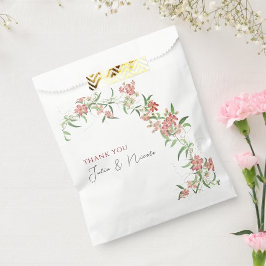 Rosa Wildblume Rose Frühjahrsfeier Geschenktütchen (Versiegelt)